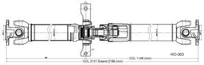 Drive Shaft Assembly HO-303