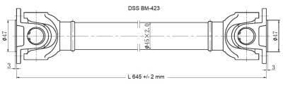 Drive Shaft Assembly BM-423