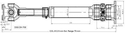 Drive Shaft Assembly DK-705