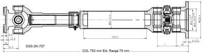 Drive Shaft Assembly DK-707