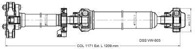 Drive Shaft Assembly VW-503