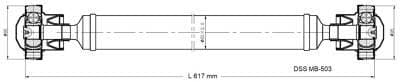 Drive Shaft Assembly MB-503