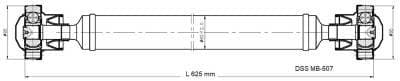 Drive Shaft Assembly MB-507