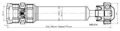Drive Shaft Assembly MB-514