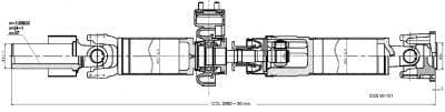 Drive Shaft Assembly MI-101