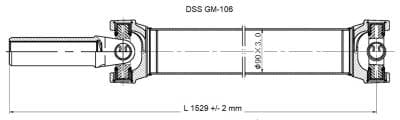 Drive Shaft Assembly GM-106