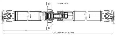 Drive Shaft Assembly HO-304